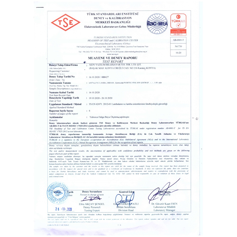 UV-C Sterilizasyon Robotu